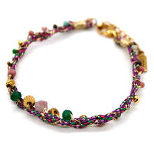 Load image into Gallery viewer, Lizou Jewelry - Bracelets Pink Braids &amp; Beads Bracelet
