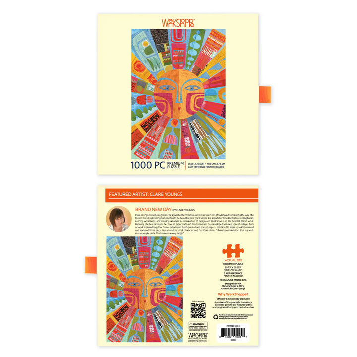 WerkShoppe Books Cards Games and Puzzles - Games and Puzzles Brand New Day 1000 Piece Puzzle