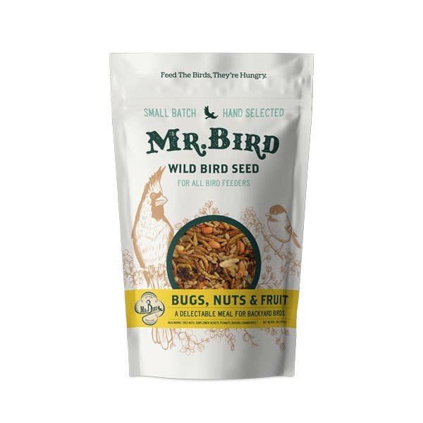 Mr. Bird Wild Bird Seed Bugs, Nuts &amp; Fruit Wild Bird Seed – 4 lb