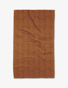 Geometry Kitchen & Bar Burnt Orange Pinecone Tea Towel
