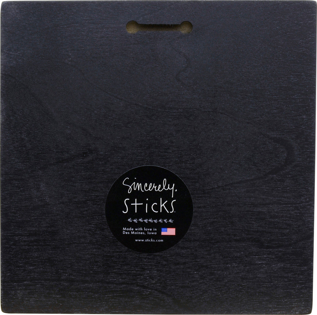 Sincerely Sticks Wall Art Busy Bee 9" x 9" Plaque