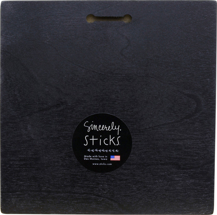 Sincerely Sticks Wall Art Busy Bee 9" x 9" Plaque