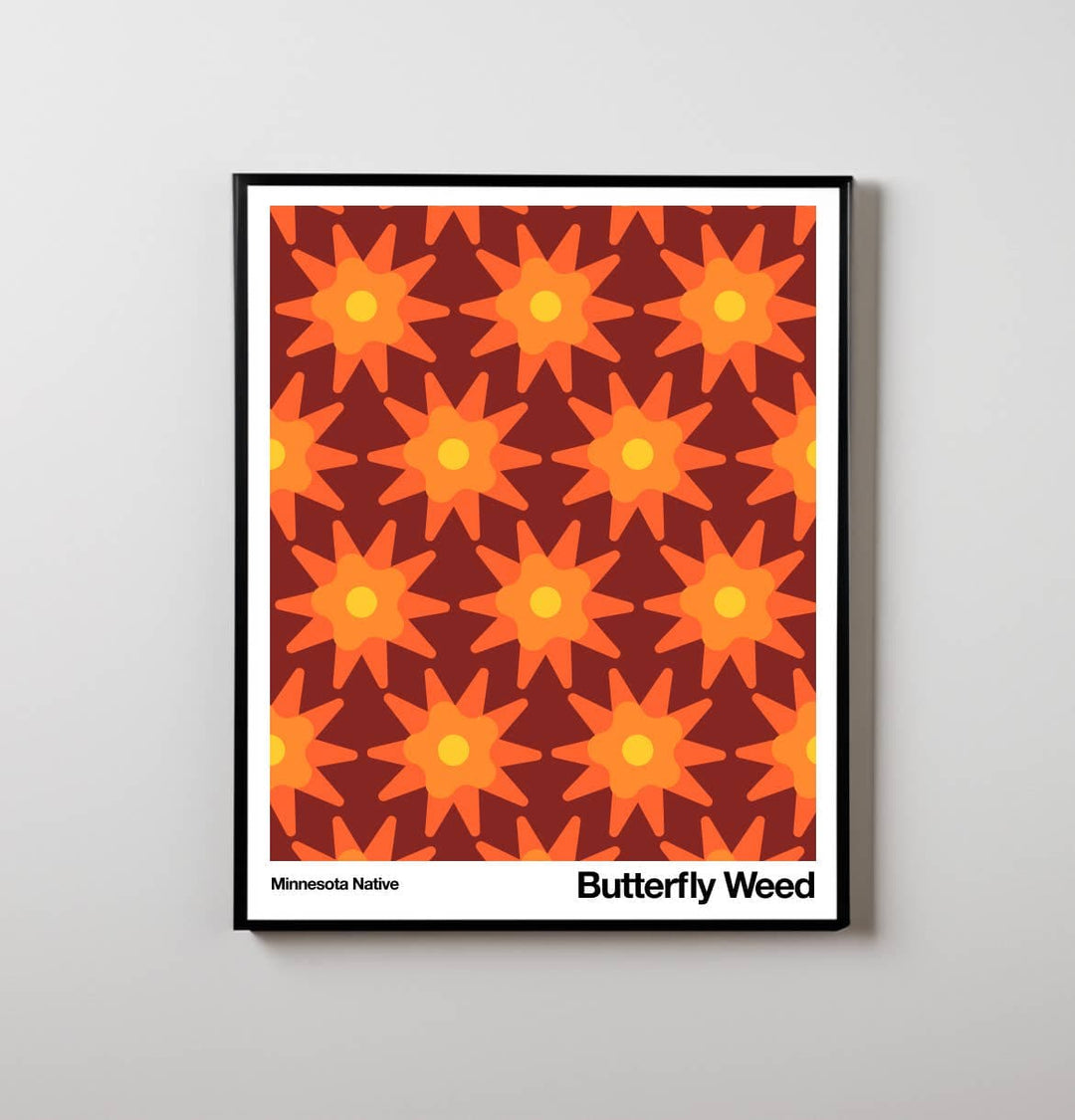 Little Dipper Art Butterfly Weed | Art Print | Minnesota Native Plant