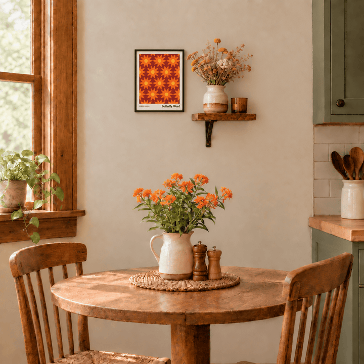Little Dipper Art Butterfly Weed Native Plant Art Print | Little Dipper Art