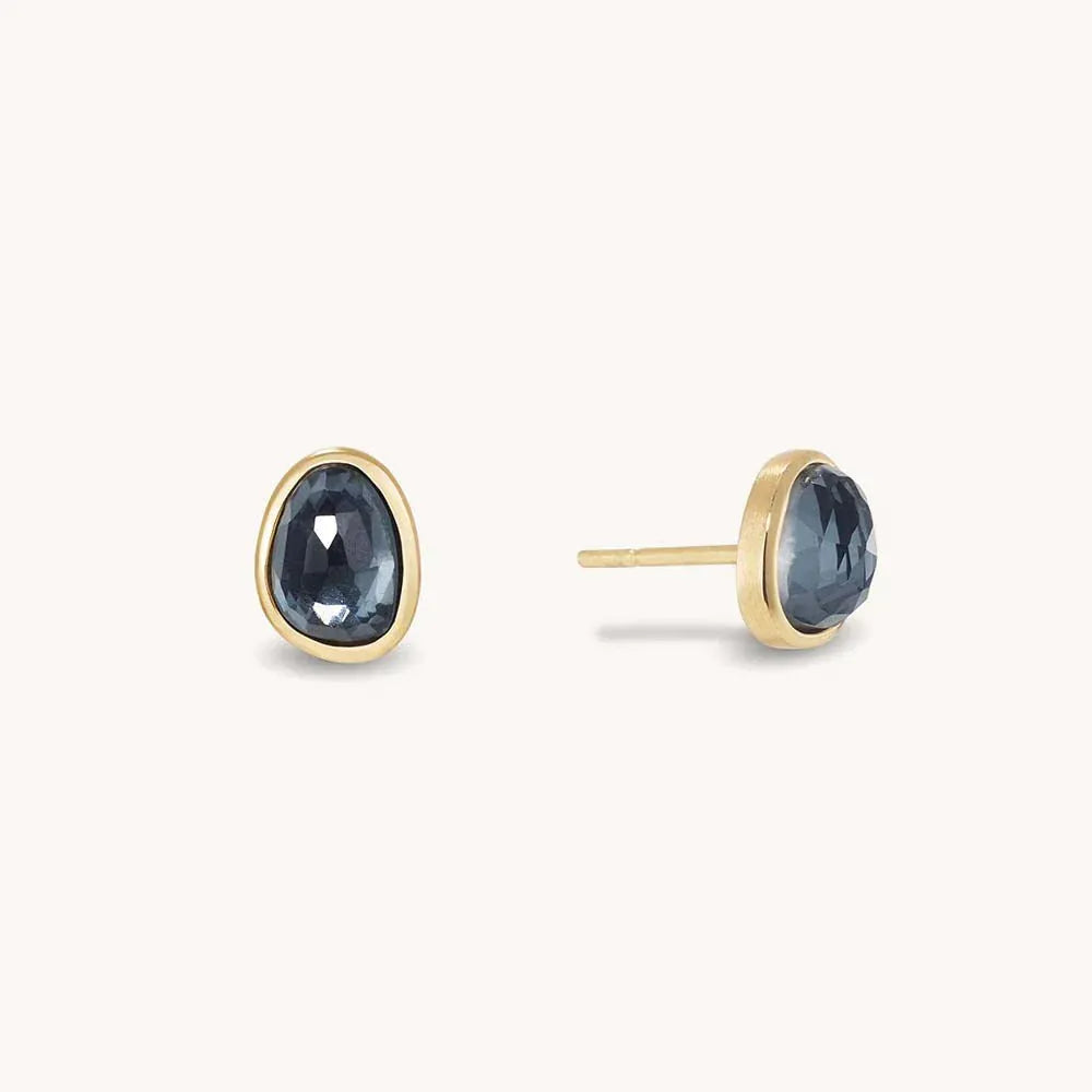 Dean Davidson Jewelry - Earrings - Dean Davidson Cala Studs – Iridescent Hematite/Gold