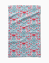 Load image into Gallery viewer, Geometry Towels Cardinal Tea Towel
