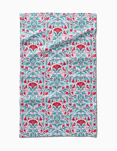 Geometry Towels Cardinal Tea Towel