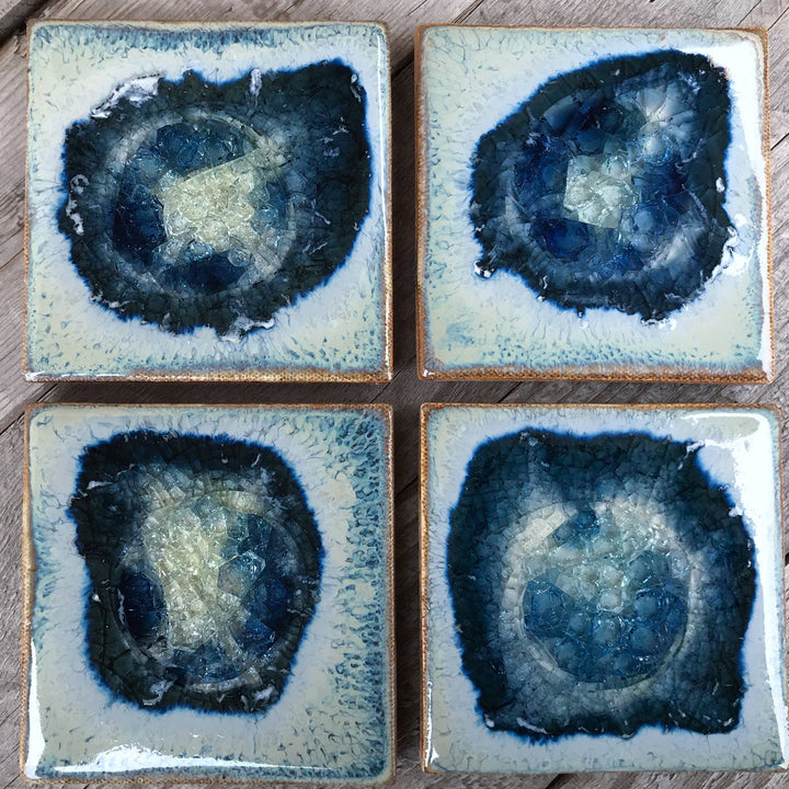 Dock 6 Pottery Ceramics Cascade Ceramic Coaster | Dock 6 Pottery