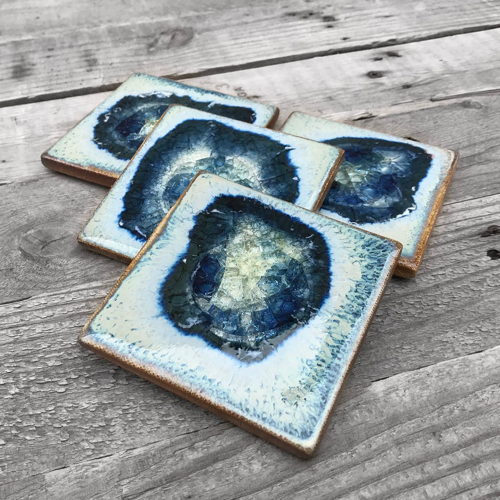 Dock 6 Pottery Ceramics Cascade Ceramic Coaster | Dock 6 Pottery