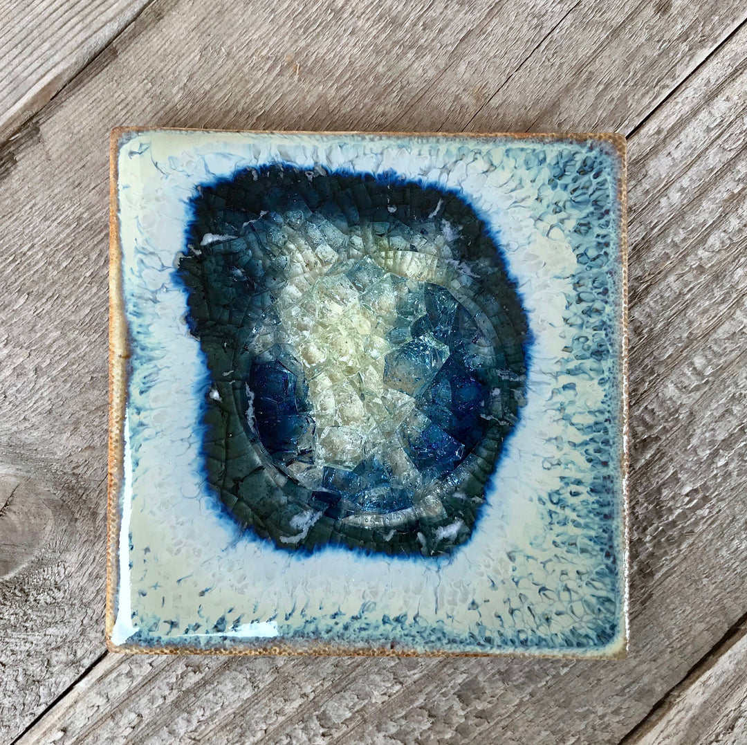 Dock 6 Pottery Ceramics Cascade Ceramic Coaster | Dock 6 Pottery