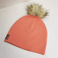 Load image into Gallery viewer, B.B. Sheep Ready to Wear Light Orange Cashmere Beanie
