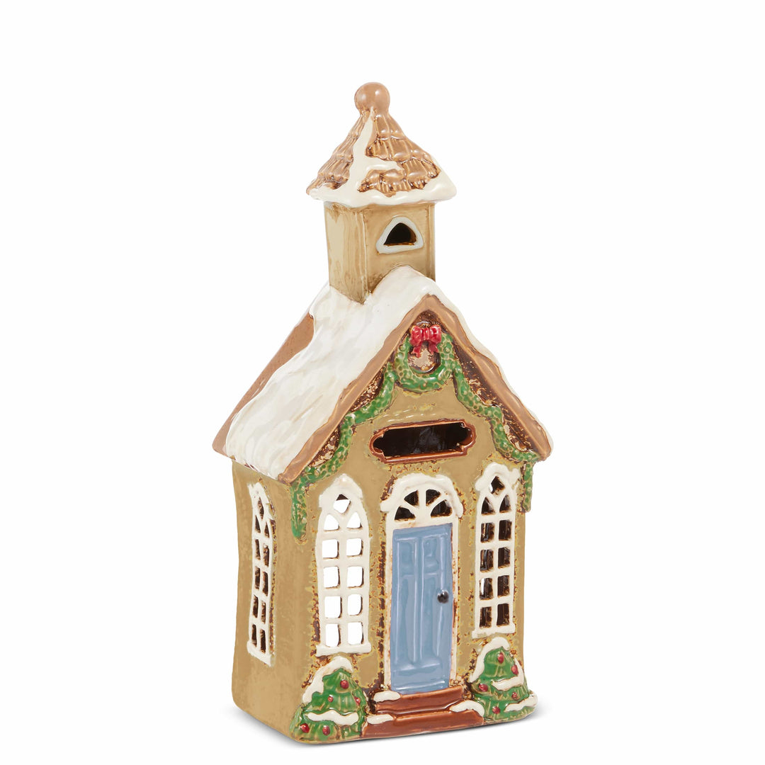 Raz Imports Inc Christmas Decor Ceramic Christmas Church – 11″