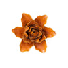 Chive Home Decor - Home Accent Ceramic Flower Burnt Orange Stargazer Lily