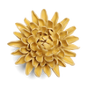 Chive Home Decor - Home Accent Ceramic Flower Buttercup Yellow Chrysanthemum