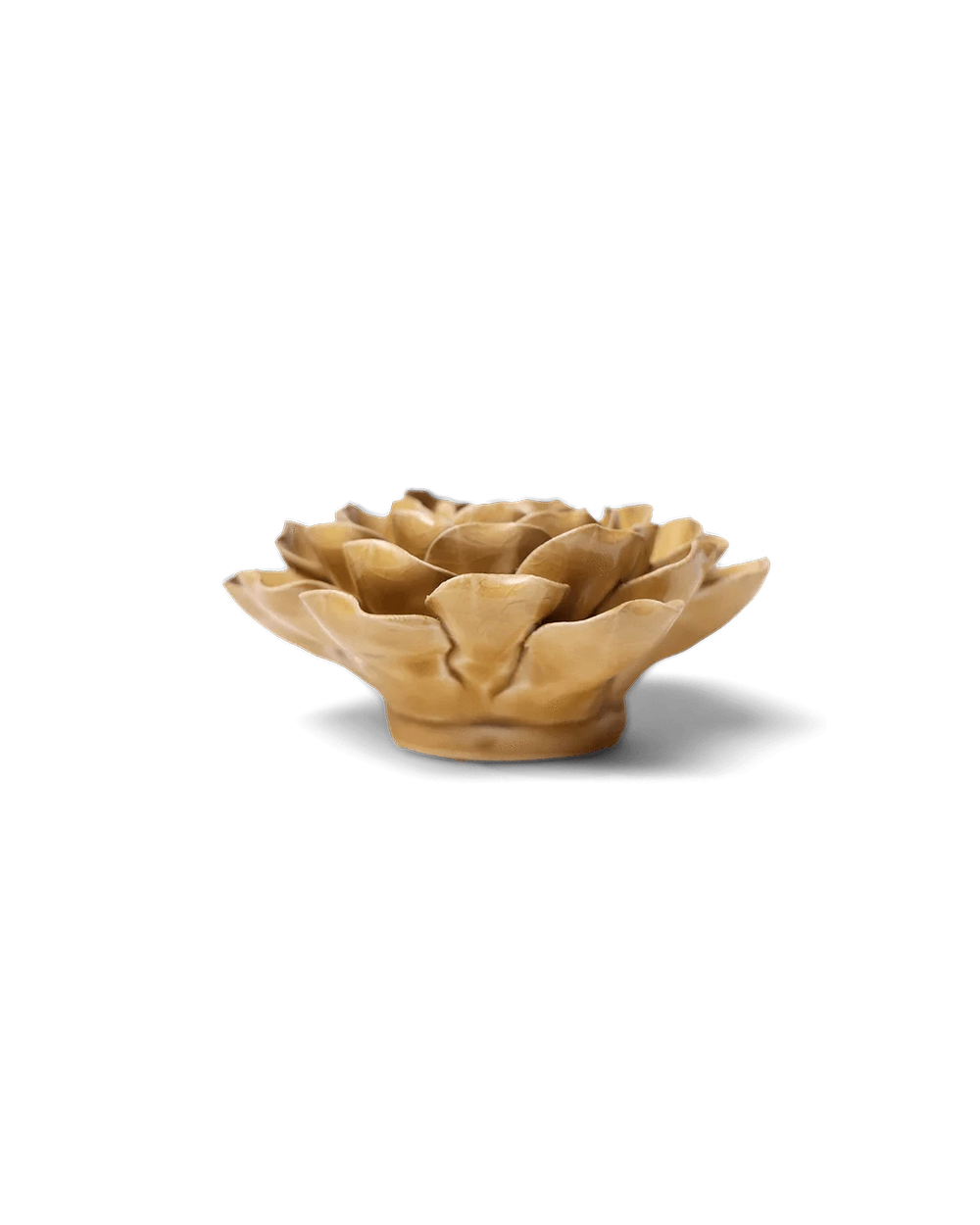 Chive Home Decor - Home Accent Ceramic Flower Caramel Charm Peony