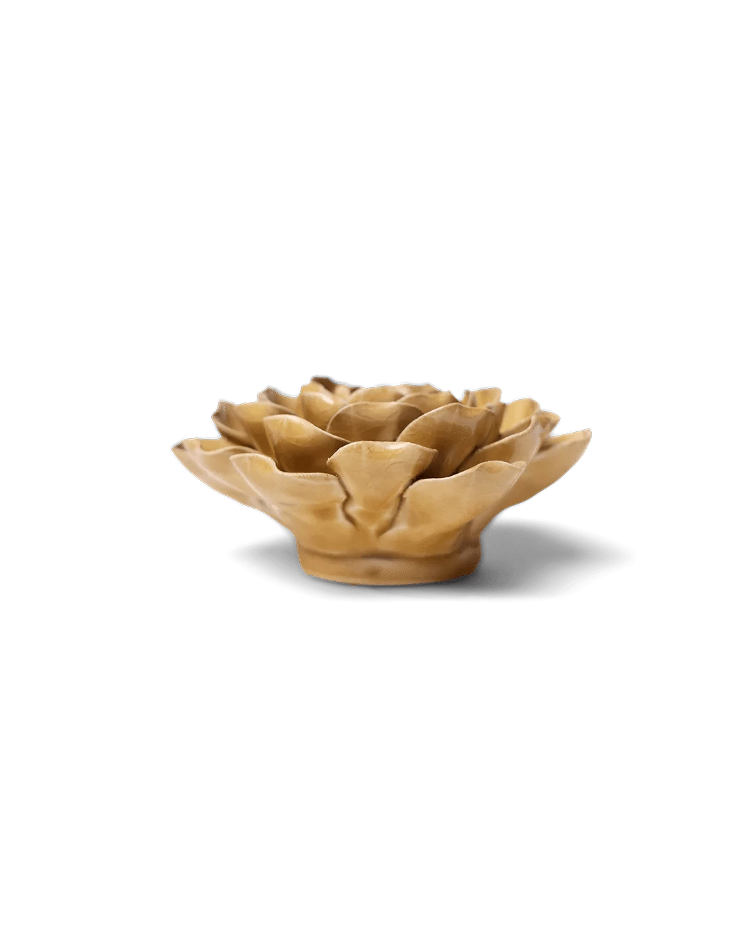 Chive Home Decor - Home Accent Ceramic Flower Caramel Charm Peony