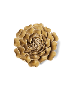 Chive Home Decor - Home Accent Ceramic Flower Caramel Charm Peony