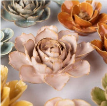 Load image into Gallery viewer, Chive Home Decor - Home Accent Ceramic Flower Rose Pink Camellia
