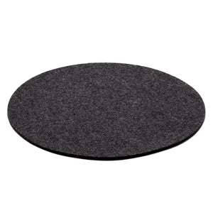 Graf Lantz Kitchen & Bar Charcoal Round Merino Wool Felt Trivets