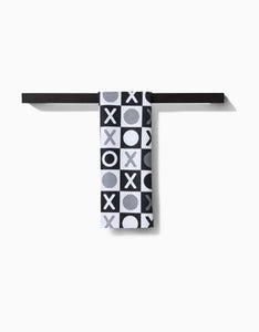 Geometry Towels Checkered XOXO Tea Towel