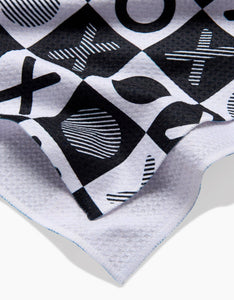 Geometry Towels Checkered XOXO Tea Towel