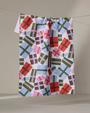 Load image into Gallery viewer, Geometry Cheerful Presents Tea Towel
