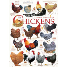 Load image into Gallery viewer, Cobble Hill Puzzles Puzzles/Games/Books Chicken Quotes 1000 Piece Jigsaw Puzzle
