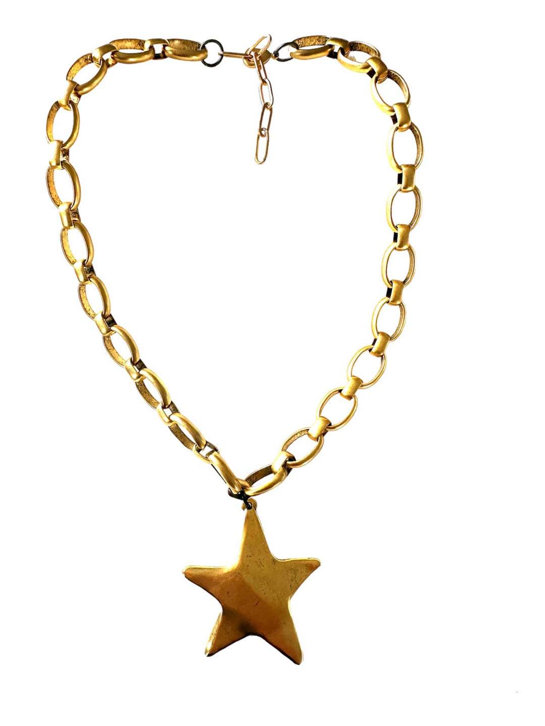CV Designs Jewelry - Necklaces Chunky Gold Star Drop Necklace