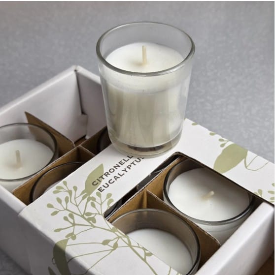 Tag True Living Home Decor - Garden - Outdoor Citro Eucalyptus Votive Candle | Outdoor Citronella Bug Repellent
