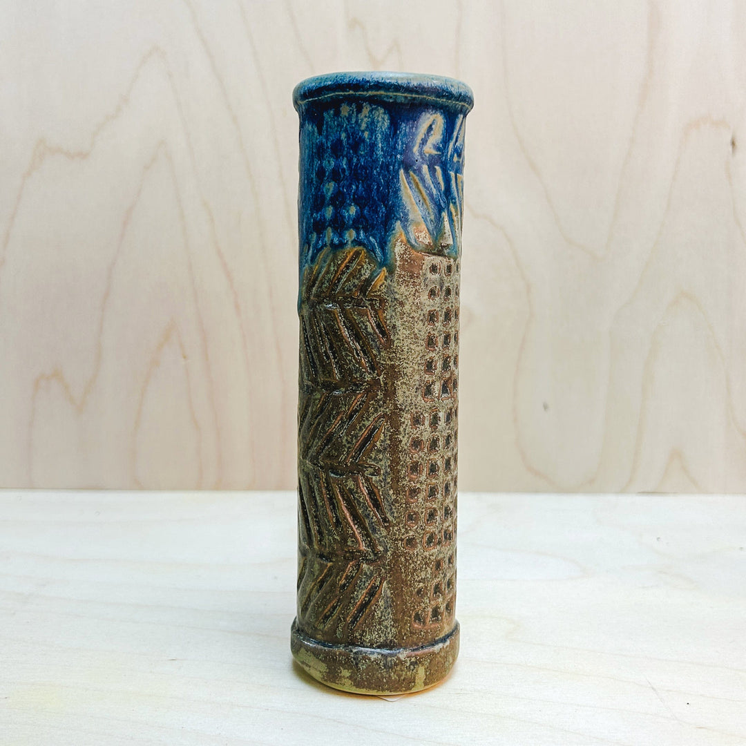 Spooner Creek Home Decor - Kitchen Gourmet Entertaining Olive/Blue Clay Sugar Shakers