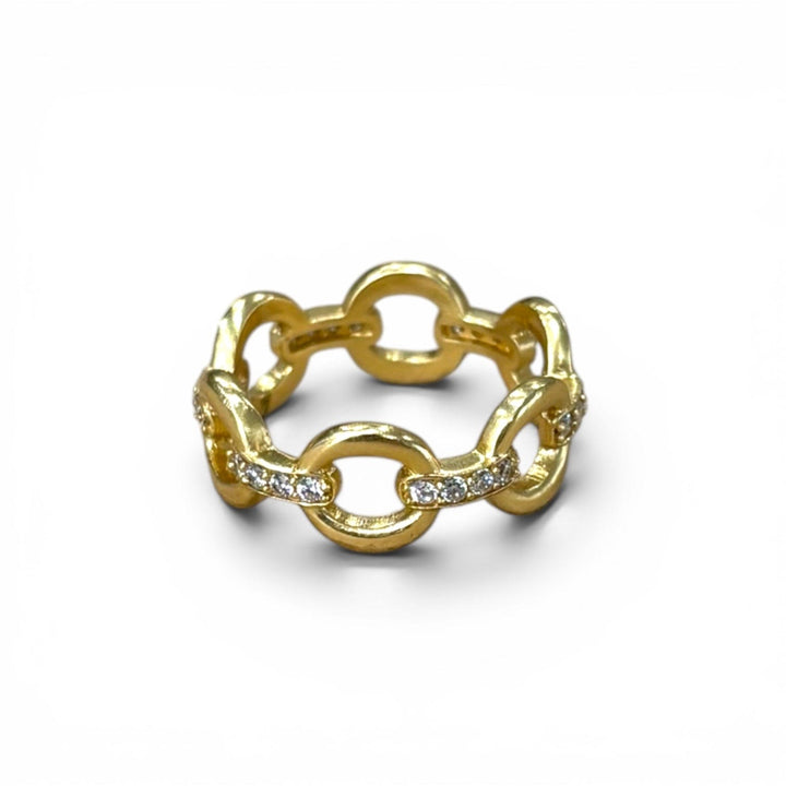 TAT2 Designs Jewelry - Rings 7 Cleo Link Ring – Gold
