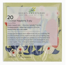 Load image into Gallery viewer, Rock Flower Paper Home Decor - Linens Cocktail Napkin Buttercup
