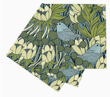 Load image into Gallery viewer, Rock Flower Paper Home Decor - Linens Cocktail Napkin Chickadee
