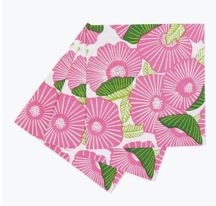 Rock Flower Paper Home Decor - Linens Cocktail Napkin Poppy Papover
