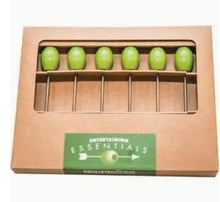 Load image into Gallery viewer, Cork Pops Bar Accessories Cocktail Picks – Olive | Set of 6 | Cork Pops
