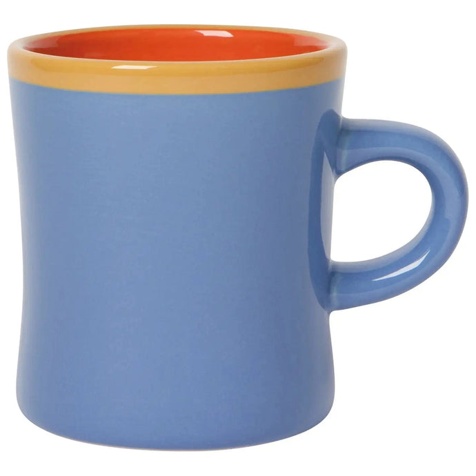 Danica Brands Home Decor - Kitchen Gourmet Entertaining - Serveware Functional Color Pop Blue Diner Mug