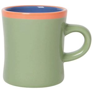 Danica Brands Home Decor - Kitchen Gourmet Entertaining - Serveware Functional Color Pop Green Diner Mug