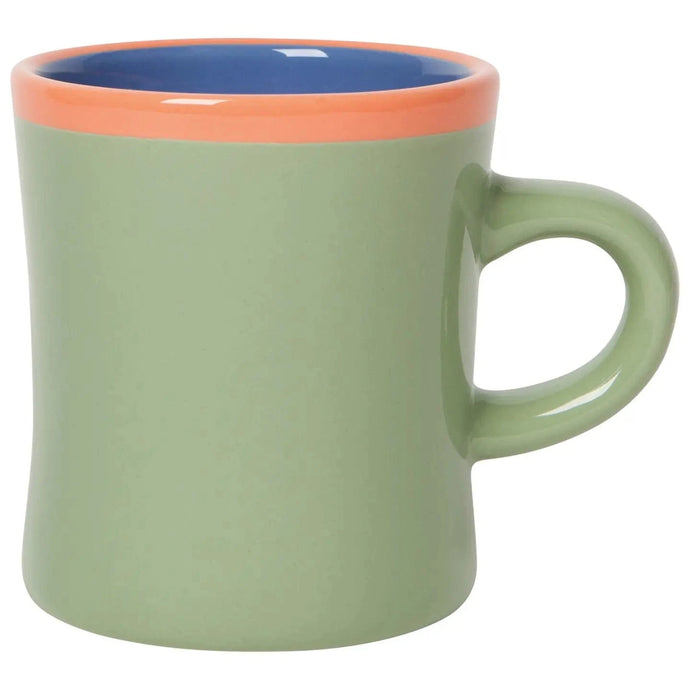 Danica Brands Home Decor - Kitchen Gourmet Entertaining - Serveware Functional Color Pop Green Diner Mug