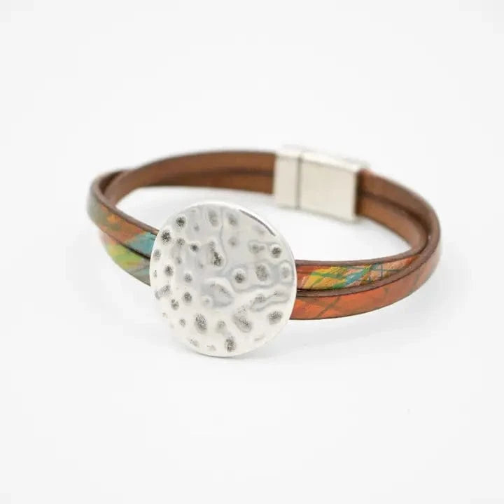 Montana Leather Designs Concho Bracelet Canyon