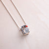Lilly Barrack Coral Herkimer Necklace