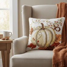 Load image into Gallery viewer, Peking Handicraft Pillow Cream Harvest Pumpkin Pillow
