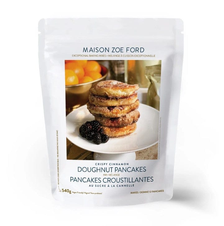 Maison Zoe Ford Home Decor - Kitchen Gourmet Entertaining - Food Crispy Cinnamon Doughnut Pancake Mix