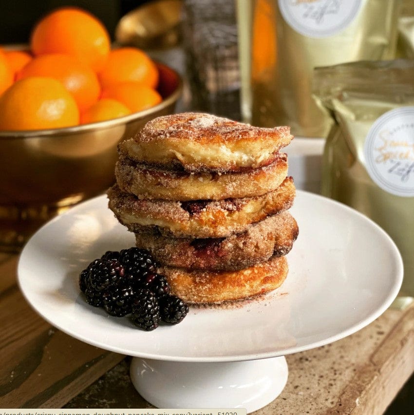 Maison Zoe Ford Home Decor - Kitchen Gourmet Entertaining - Food Crispy Cinnamon Doughnut Pancake Mix