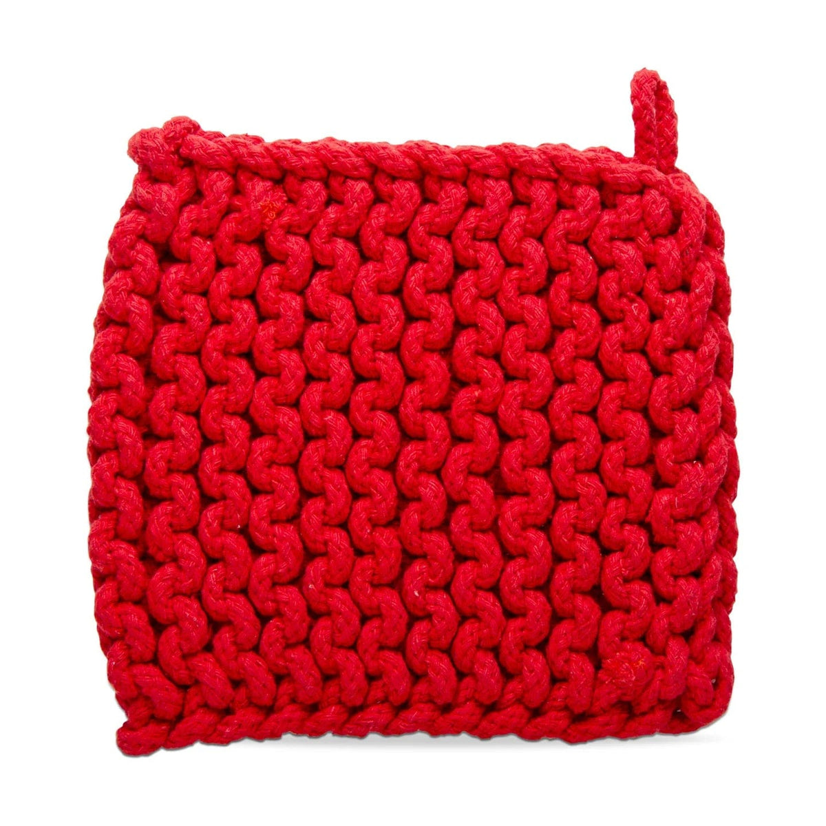 Crochet Trivet Red – Sticks and Steel