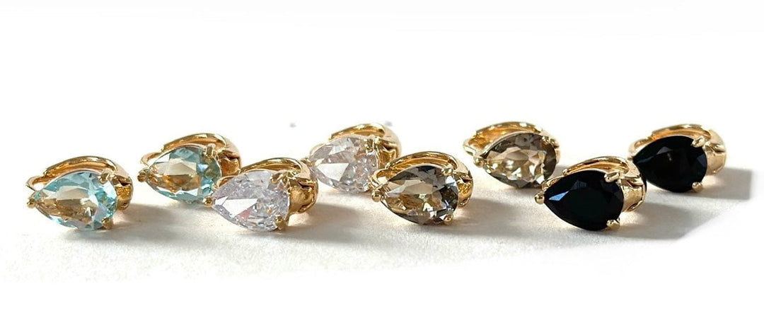 CV Designs Jewelry - Earrings Crystal Huggie Earrings