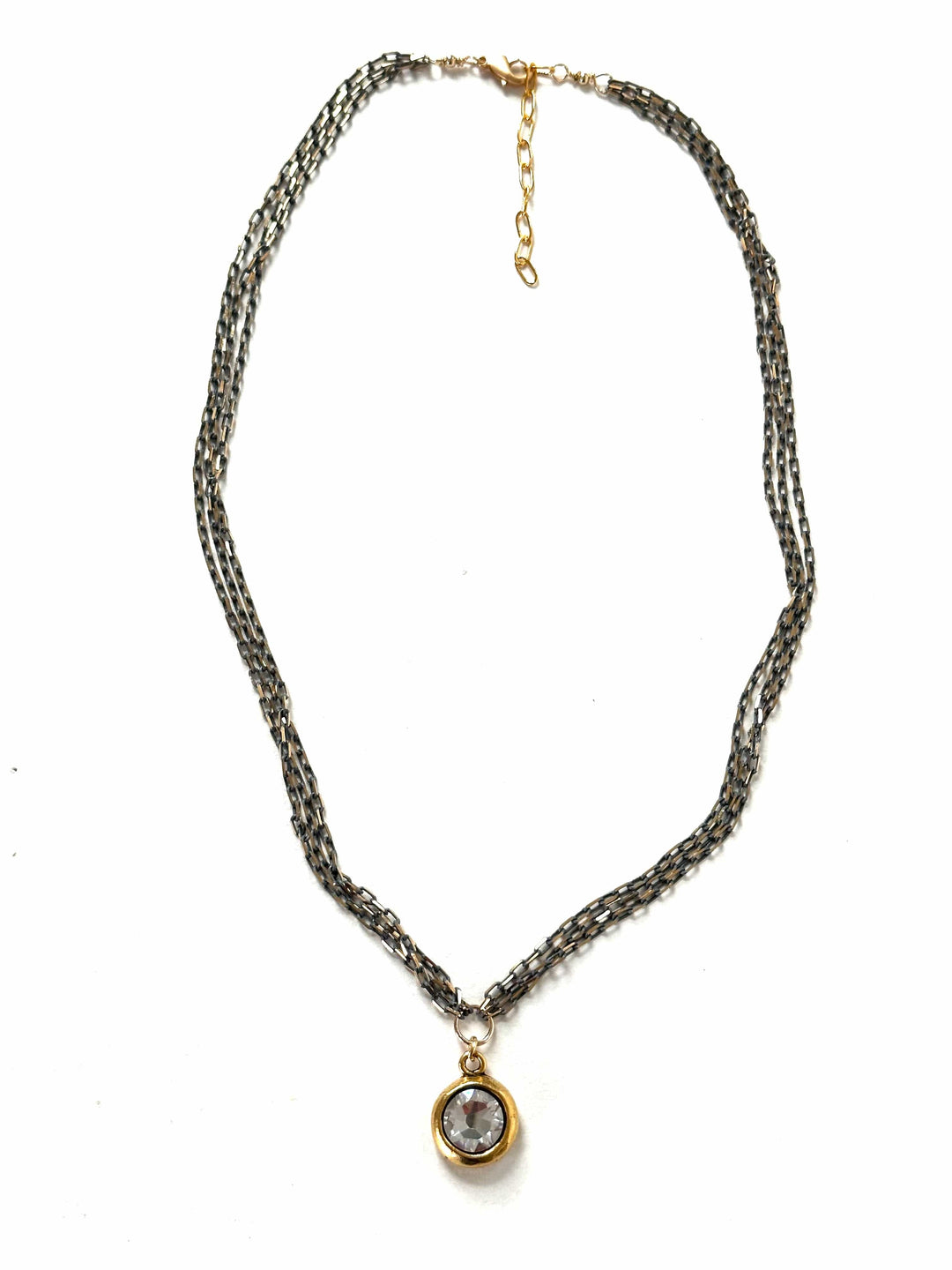 CV Designs Jewelry - Necklaces Crystal Round Pendant Necklace