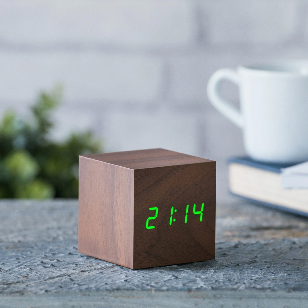 Cube Click Alarm Clock by Gingko – Sticks and Steel