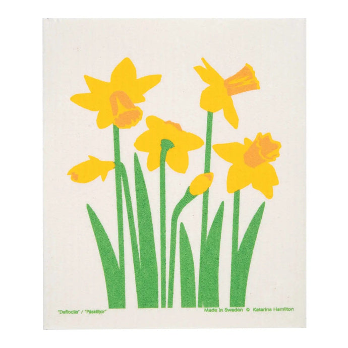 Cose Nuove Home Decor - Linens Daffodils Swedish Dishcloth