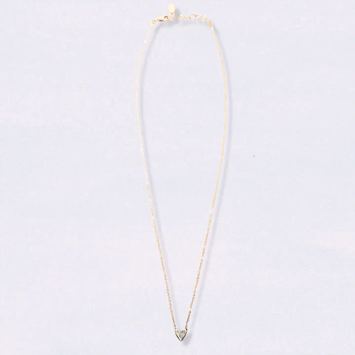 j and i jewelry Jewelry - Necklaces Dainty Silver + Gold Heart Necklace