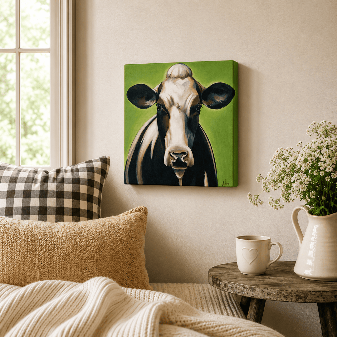 Steel Cow LLC Canvas Print Daisy – Canvas Wall Art Print
